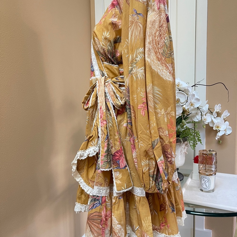 Zimmermann ASCENSION FRILL MINI DRESS sz 3 AU NEW $795 - Picture 13 of 17